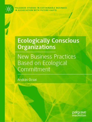 cover image of Ecologically Conscious Organizations